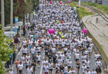 Dispositivo de seguridad para los corredores de la Allianz 15K