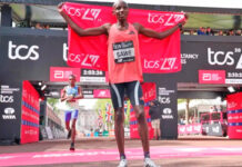 Los parciales de locura del histórico récord de Sebastan Sawe en Londres