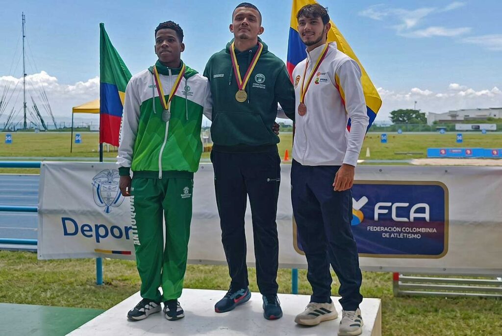 Pedro Marín y Marleth Ospino brillaron en el inicio del Nacional Sub-23