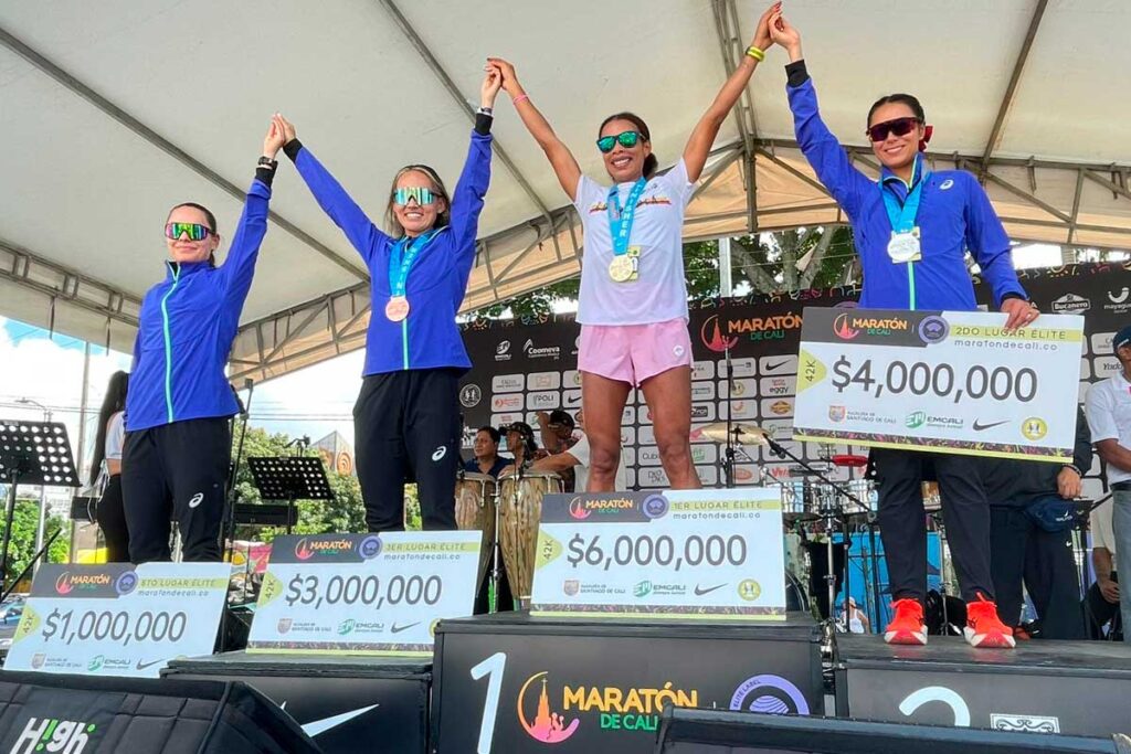 Peñalosa y Muriel ganan los 15 km del Maratón de Cali con récords destacados