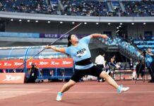 Xiamen vio despegar una joven promesa del lanzamiento de jabalina