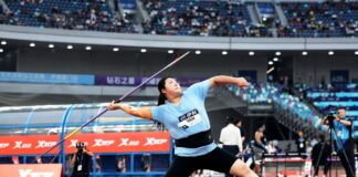 Xiamen vio despegar una joven promesa del lanzamiento de jabalina
