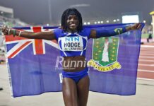 La universitaria Adaejah Hodge entra en la historia de las más rápidas de los 100 m.