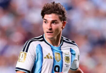 Julián Álvarez, el más veloz entre los argentinos en el Mundial