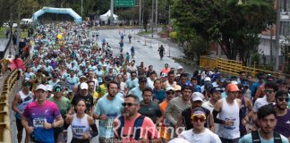 Bogotá corrió saludablemente durante la media maratón