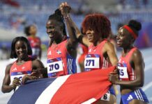 República Dominicana está imparable en el atletismo de los juegos