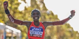 Récord mundial de media maratón damas, en el Mundial de Ruta