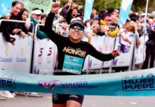 Alejandra Sánchez sacó su guardado en la Carrera de la Mujer