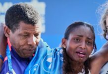 Assefa, con una lesión importante, impuso la tercera mejor marca de la historia