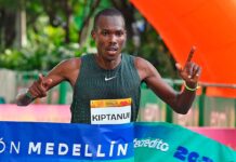 ´La potra’ Patiño y Johana Echavarria, en la ‘pomada’ del Maratón Medellín