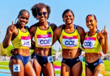 Triplete dorado de Colombia, con un récord de Juegos en el inicio del día 4